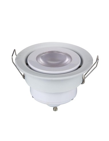 Lampada de tecto embutida com armacao LED 5 W - GU10 - 230V