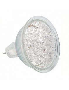 Lampada LED 1W branco quente (2800-3500K) 12VAC - MR16