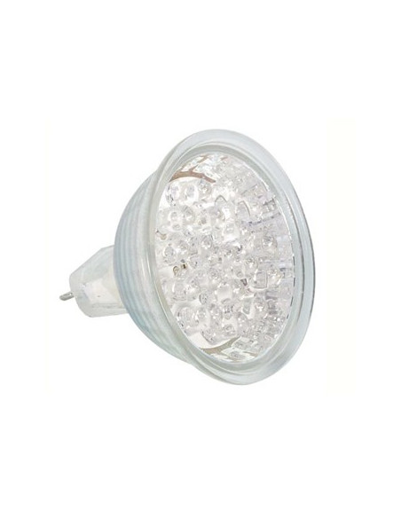 Lampada LED 1W branco quente (2800-3500K) 12VAC - MR16