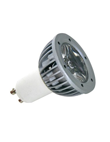 Lampada LED alta qualidade 1W branco frio (6400K) 220V GU10