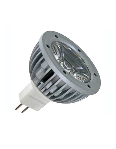 Lampada LED 1W branco frio (6400K) 12VAC/DC - MR16