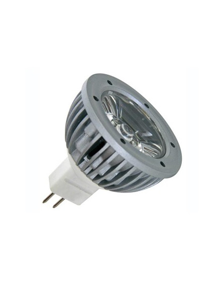Lampada LED 1W branco frio (6400K) 12VAC/DC - MR16
