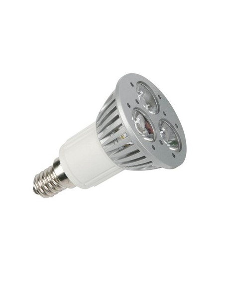 Lampada LED 3x1W branco neutro (3900-4500K) - 230V - E14