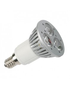 Lampada LED 3x1W branco quente (2700K) - 230V - E14