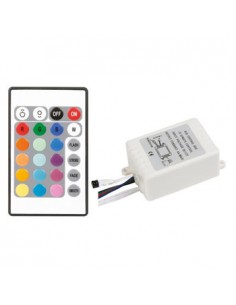 Controlador LED RGB com controle remoto IR low cost