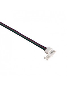 Conector com cabo para fitas LED RGB (5050)