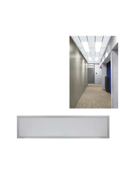 Painel de iluminacao LED 30 x 120 cm - branco neutro 41 W