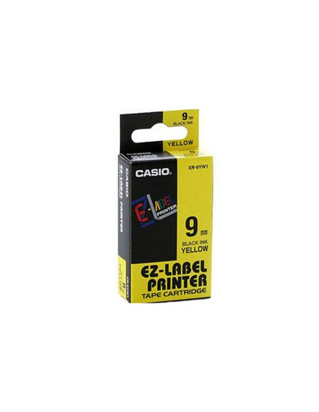 Fita para Gravacao para etiquetadora 9mm Amarelo