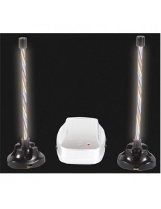 Varas luz electroluminescentes 8 cores para Auto- set 2un