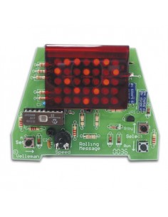 Kit de mensagens rolantes em painel