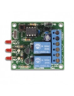 Receptor remoto por IR 2 canais