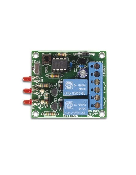 Receptor remoto por IR 2 canais