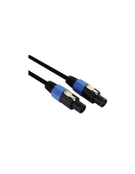 Cabo Profissional SPEAKON  2x2,5mm 2Pin macho azul 10mt