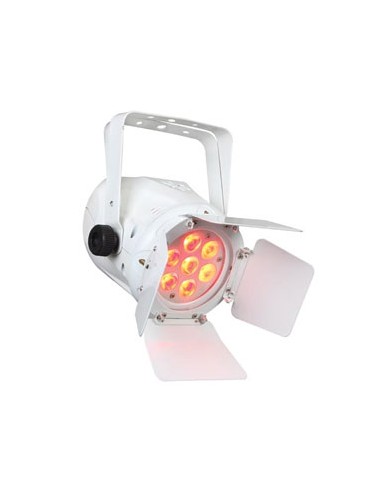 PAR LED RGBW 7x10W Mini Barndoor Branco