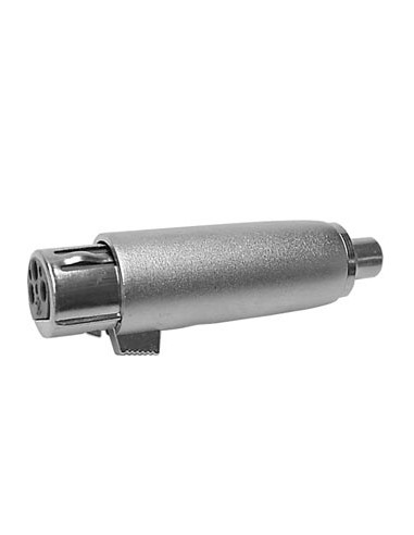 Adaptador XLR 3P fêmea/ RCA fêmea