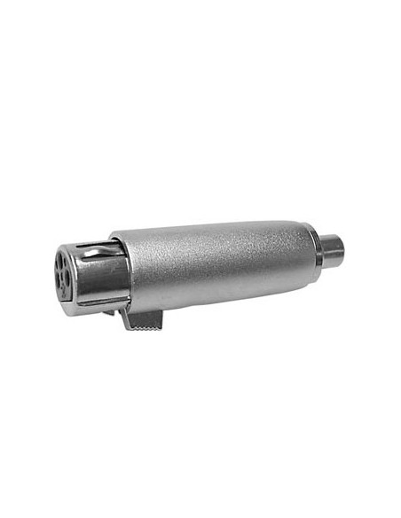 Adaptador XLR 3P fêmea/ RCA fêmea