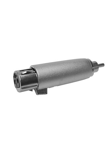 Adaptador XLR 3P fêmea/ RCA macho