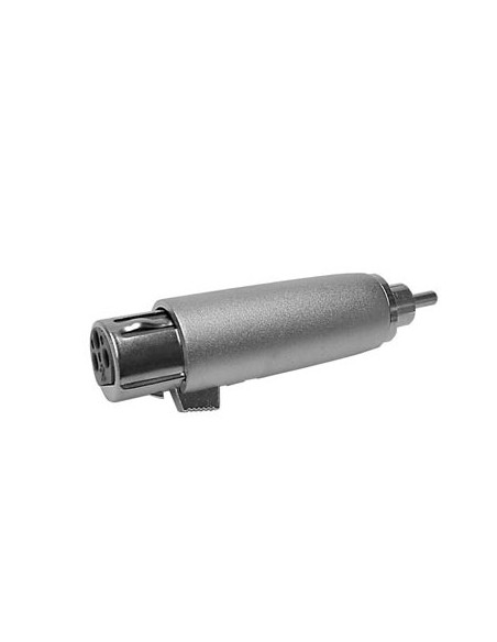 Adaptador XLR 3P fêmea/ RCA macho