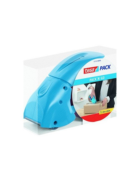 Desenrolador Punho Fita 50mm Tesa Pack N Go - Azul