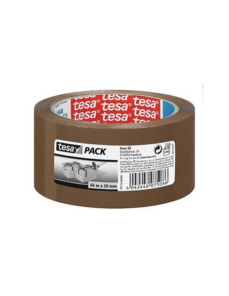 Fita Adesiva PPL Castanha Tesa Basic 50mmx66mts  1unid
