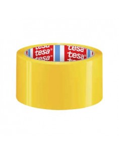 Fita Adesiva Amarela Tesa 50mmx50mts  1unid