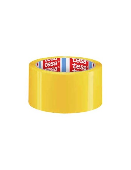 Fita Adesiva Amarela Tesa 50mmx50mts  1unid