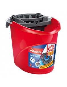 Balde c/Espremedor Vileda Super Fácil Vermelho 1un