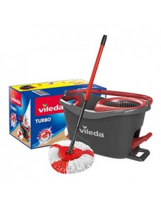 Balde c/Pedal e Esfregona Turbo(Sem Esforço) Vileda 1un