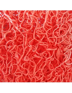 Tapete de Malha em PVC s/Fundo 14mm Vermelho-Metro Linear