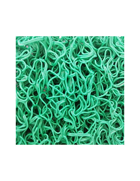 Tapete de Malha em PVC s/Fundo 14mm Verde-Metro Linear