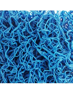 Tapete de Malha em PVC s/Fundo 14mm Azul-Metro Linear