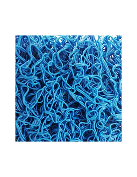 Tapete de Malha em PVC s/Fundo 14mm Azul-Metro Linear
