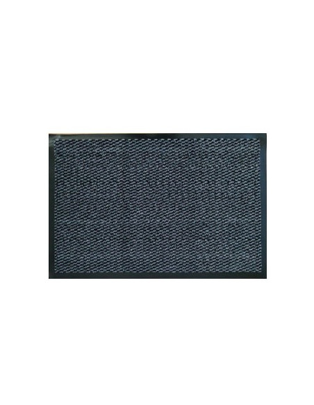 Tapete Desinfeção Limpeza/Secagem 40x60cm c/Rebordo Cinza