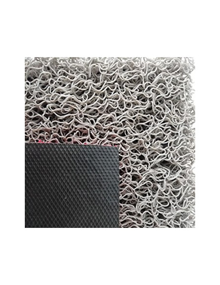 Tapete Desinfeção de Malha em PVC 40x60cm c/Rebordo Cinza