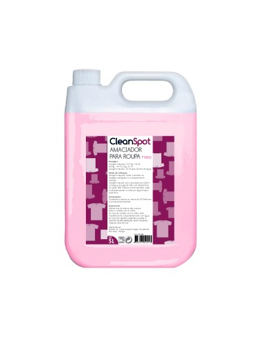 Amaciador  Roupa Cleanspot Rosa (5 Litros)