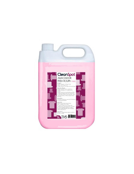 Amaciador  Roupa Cleanspot Rosa (5 Litros)