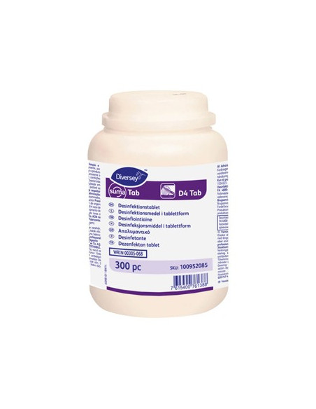 Lixivia em Pastilha Suma Tab D4 Tab 300un