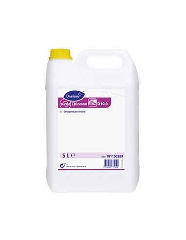 Detergente Suma D10.4 Clorado p/Limpeza Desinfeção 5L