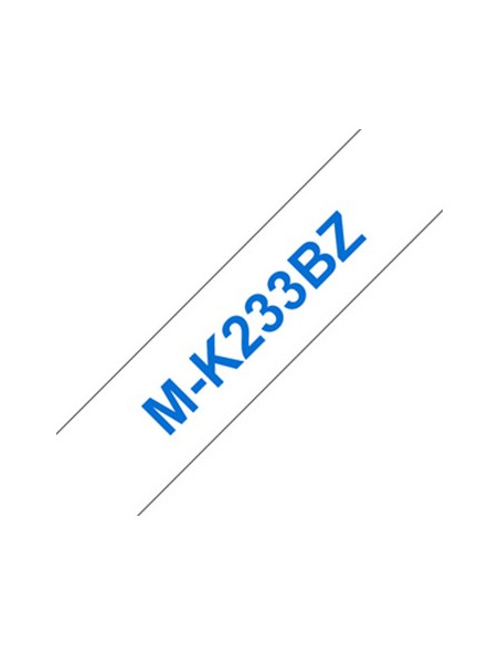Fita Não Laminada 12mmx8mts Branco/Azul