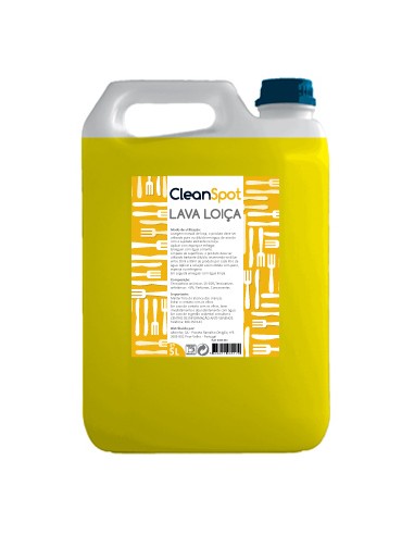 Detergente Manual Loiça Limao Cleanspot (5 Litros)