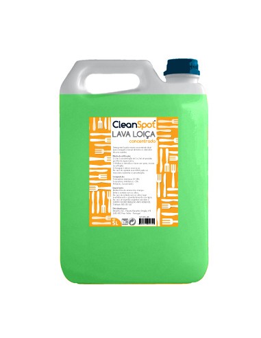 Detergente Manual Loiça Concentrado Cleanspot (5 Litros)