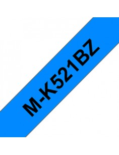 Fita Não Laminada 09mmx8mts Azul/Preto