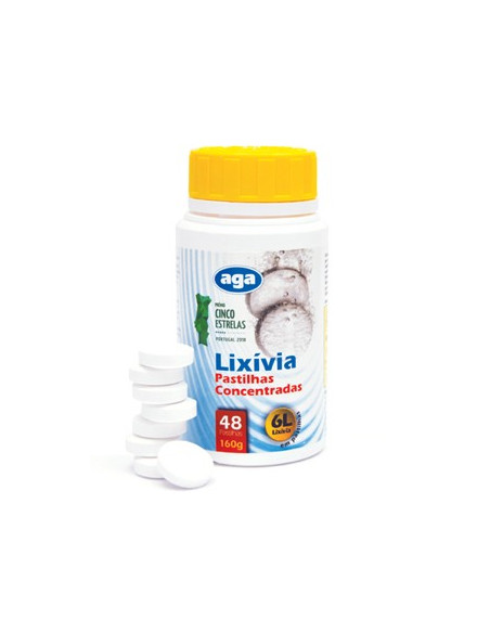 Lixivia em Pastilha Sólida (1 Pastilha Para 6 Litros) 48un