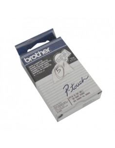 Fita Laminada 12mmx7,7mts Transparente/Azul