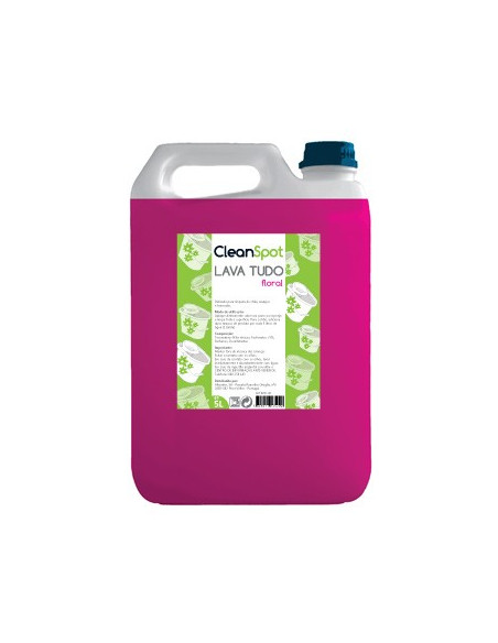 Detergente Lava Tudo Floral Cleanspot (5 Litros)