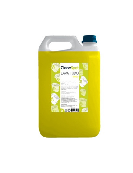 Detergente Lava Tudo Limão Cleanspot (5 Litros)