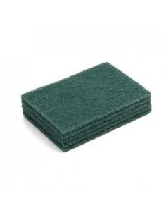 Esfregao Fibra Verde p/Loica  15x10cm - Pack 5un