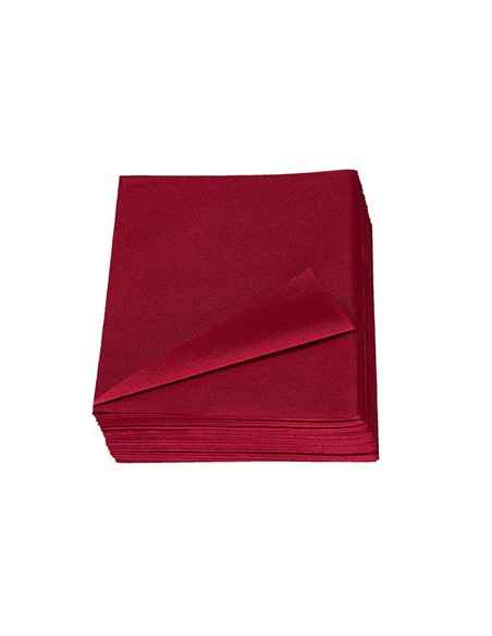 Guardanapos 40x40 2fls P&P Bordeaux 100un