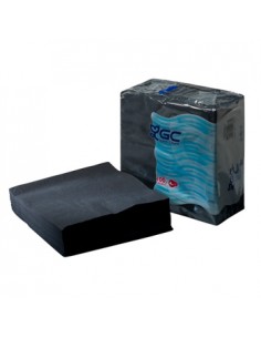 Guardanapos 33x33 2fls P&P Preto 50un