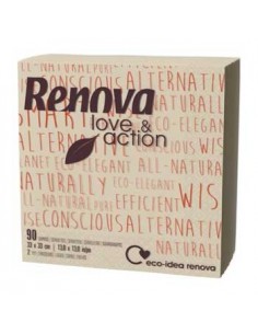 Guardanapos 33x33cm 2fls Renova Love&Action 90un